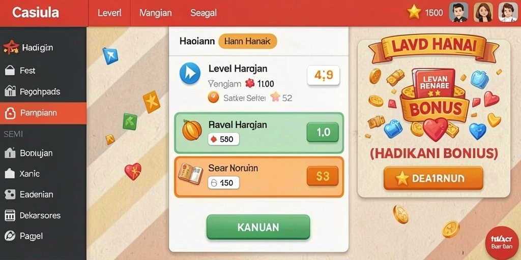 Tangkapan layar menunjukkan karakter unik dalam permainan BENTO4D.