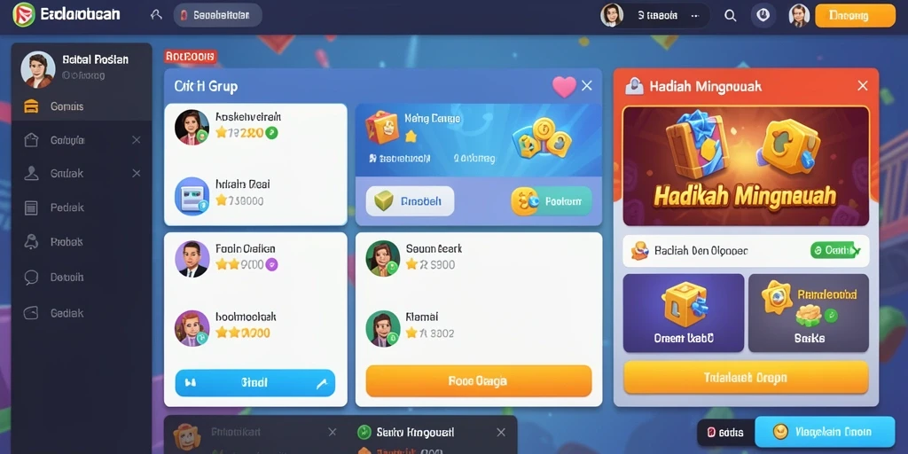 Reward menarik setiap kali menyelesaikan tantangan.