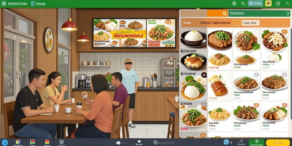 Tampilan karakter unik dari KAKRP yang dapat dipilih.