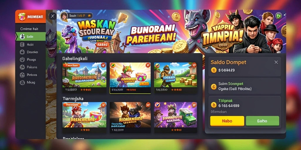 Sistem reward yang menarik dan memotivasi pemain.