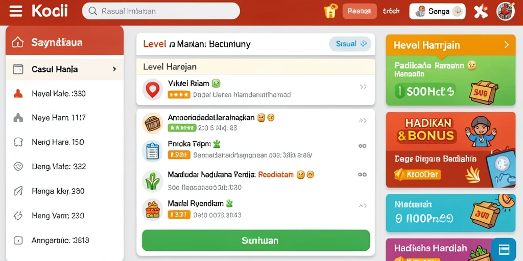 Penghargaan dan hadiah menarik untuk pemain aktif.