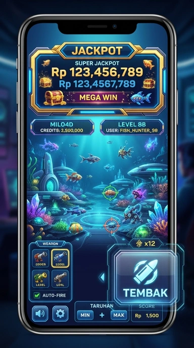 milo4d — layar beranda